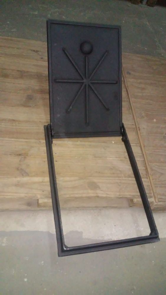 Tampão com Aro para HR 60 x 40 cm - Incêndio (Reforçado)-447 Tampão com Aro para HR 60 x 40 cm - Incêndio (Reforçado)-447