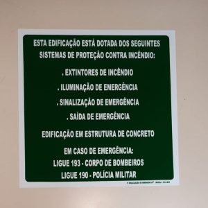 PLACA M1 - Medida: 450 x 450 mm -450