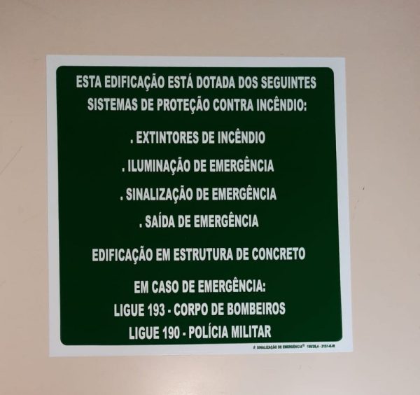 PLACA M1 - Medida: 450 x 450 mm -450