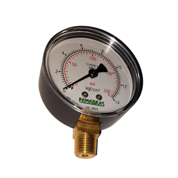 Manômetro 0-200 PSI-0