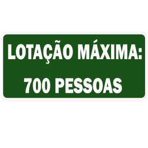 Placa de Lotação Máxima-0