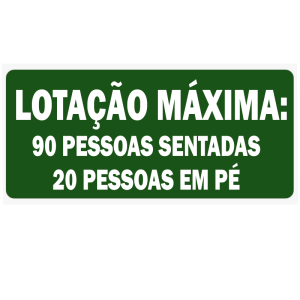 Placa de Lotação Máxima-515