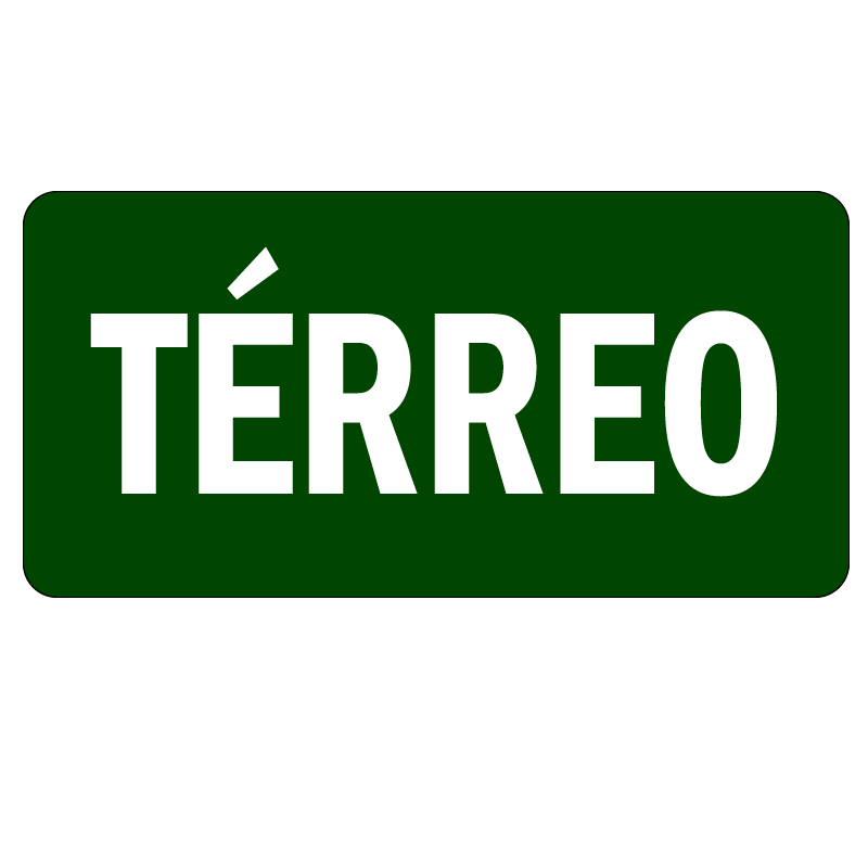 Placa S17 - 252x126mm Indicação de Pavimento-0