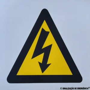 Placa A5 - Risco de Choque Elétrico