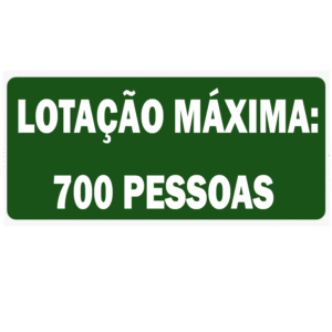 Placa de Lotação Máxima