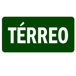 Placa S17 - Indicação de Pavimento
